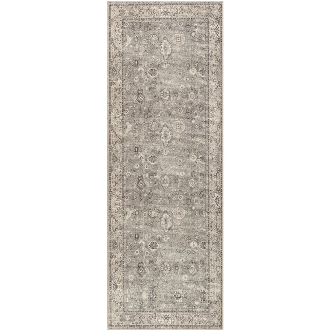 Livabliss Davina Medium Taupe Light Gray Charcoal White Traditional Becki Owens Area Rug BOCC2301-2773