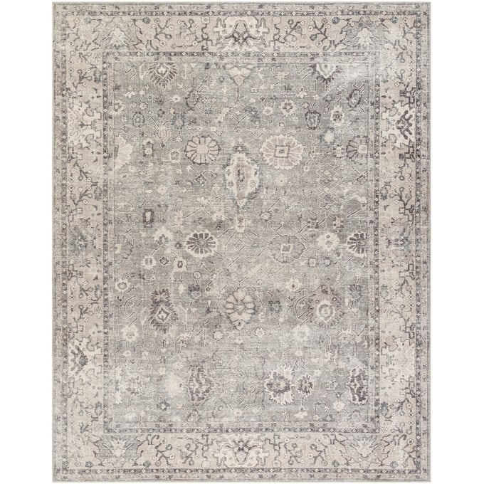 Livabliss Davina Medium Traditional Taupe Light Gray Charcoal White Becki Owens Area Rug BOCC2301-537