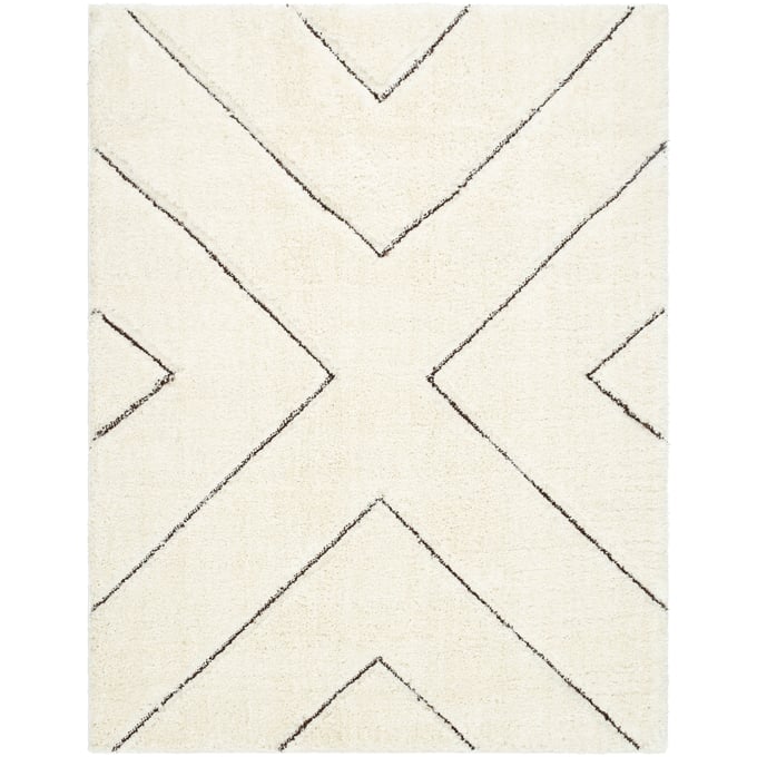 Livabliss Bologna Gray Black Machine Woven Rug - 84x63 BOG2319-537