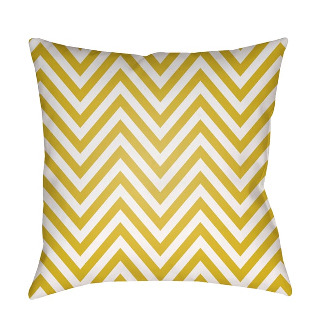 Livabliss Boo Off White Brass Light Silver Accent Pillow Cover - 18x18 BOO161-1818