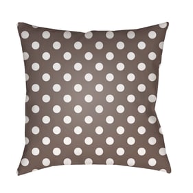 Livabliss Boo Dark Grey Light Silver Nickel Taupe Accent Pillow Cover - 20x...