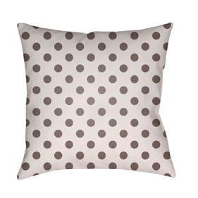 Livabliss Boo Light Grey Ivory Silver Accent Pillow Cover - 18x18