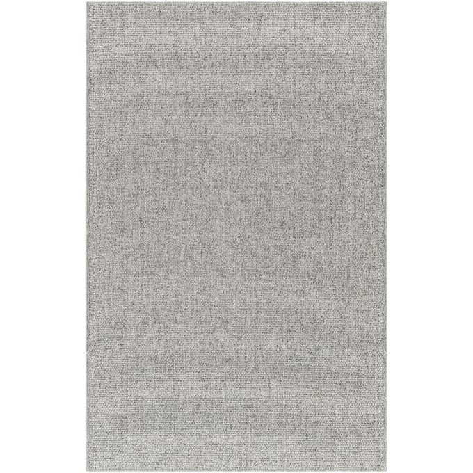 Livabliss Birdie Silver Grey Machine Woven Rug - 67x46 BORD2302-31057