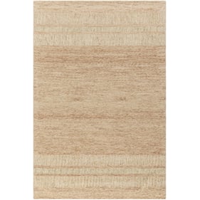 Livabliss Bournemouth Natural Khaki Camel Tan Handmade Rug - 120x96