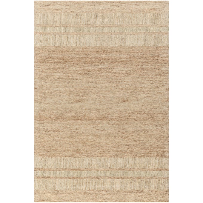 Livabliss Bournemouth Natural Khaki Camel Tan Handmade Rug - 90x60 BOT2301-576