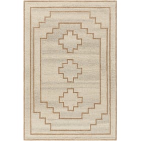 Livabliss Bournemouth Ash Prairie Dust Khaki Pearl Handmade Rug - 120x96