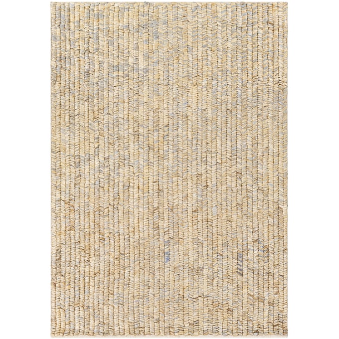 Livabliss Bryant Beige Medium Gray Handmade Rug - 144x106 BRA2404-81012