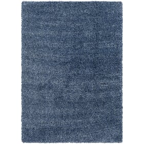 Livabliss Bogota Shag Dark Blue Machine Woven Rug - 84x63