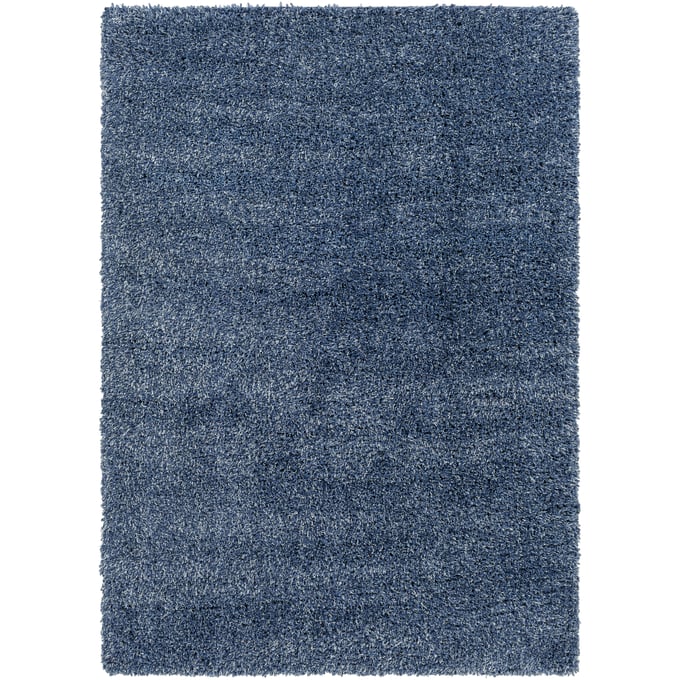 Livabliss Bogota Shag Dark Blue Machine Woven Rug - 84x63 BTG2308-537