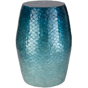 Livabliss Blue Ocean End Table