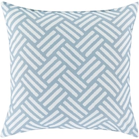 Livabliss Basketweave Ivory Gray Poly Accent Pillow Cover - 20x20