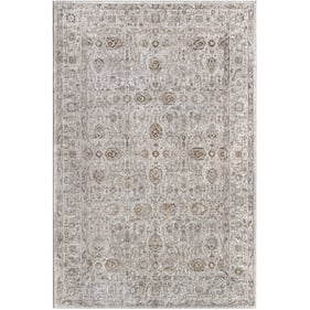 Livabliss Beyond Light Slate Cream Light Beige Machine Woven Rug - 84x63