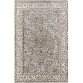 Livabliss Beyond Light Slate Light Beige Cream Machine Woven Rug - 120x94