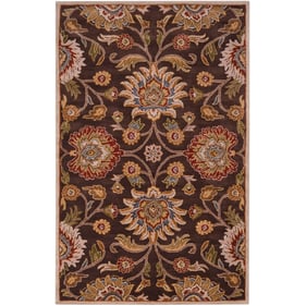 Livabliss Caesar Dark Brown Light Beige Rust Tan Olive Handmade Rug - 108x7...