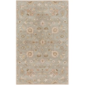 Livabliss Caesar Ivory Gray Light Olive Mauve Handmade Rug - 72x48