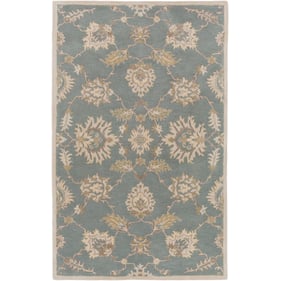 Livabliss Caesar Medium Gray Ivory Olive Brown Handmade Rug - 180x144