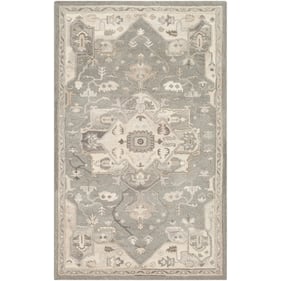 Livabliss Caesar Taupe Tan Black Light Beige Charcoal Handmade Rug - 216x14...