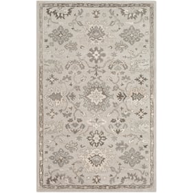 Livabliss Caesar Taupe Charcoal Light Beige Black Tan Handmade Rug - 108x72