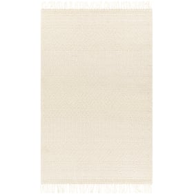 Livabliss Casa DeCampo Ivory Handmade Rug - 90x60