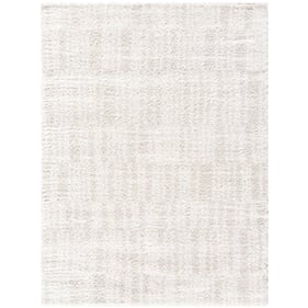 Livabliss Cloudy Shag Ivory Light Beige Modern Machine Woven Rug - 120x94