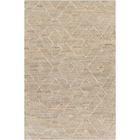 Livabliss Cadence Brown Beige Wheat Ivory Medium Gray Handmade Rug - 90x60