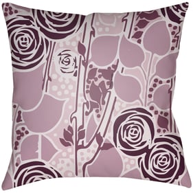 Livabliss Chinoiserie Floral Plum Lilac Lavender Accent Pillow Cover - 22x2...