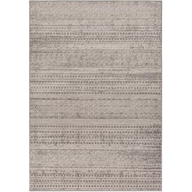 Livabliss Chester Charcoal Light Beige Seafoam Machine Woven Rug - 108x79