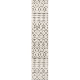 Livabliss Chester Charcoal Light Beige Seafoam Machine Woven Rug - 144x32