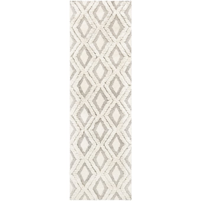 Livabliss Cherokee Brown Cream Handmade Rug - 96x30 CHK2305-268