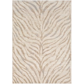 Livabliss City Light Slate Beige Taupe Machine Woven Rug - 35x24