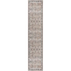 Livabliss Colin Charcoal Black Tan Medium Brown Cream Machine Woven Rug - 1...