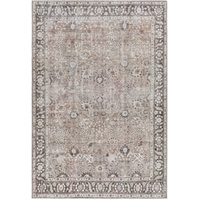 Livabliss Colin Charcoal Black Tan Medium Brown Cream Machine Woven Rug - 1...