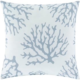 Livabliss Coral Ivory Gray Poly Accent Pillow Cover - 20x20