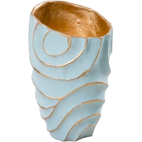 Livabliss Colby Sky Blue Vase