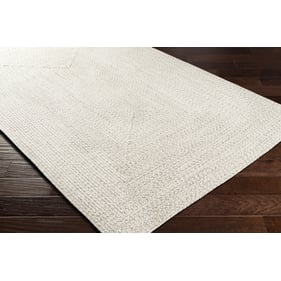 Livabliss Chesapeake Bay Cream Brown Charcoal Machine Woven Rug - 36x24