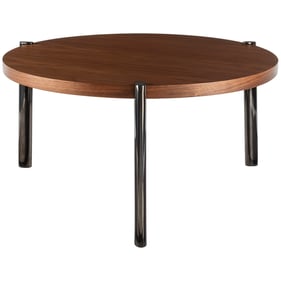 Livabliss Caro Dark Brown Black Coffee Table