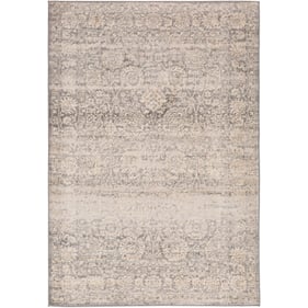 Livabliss City Light Charcoal Light Gray Beige Machine Woven Rug - 87x63