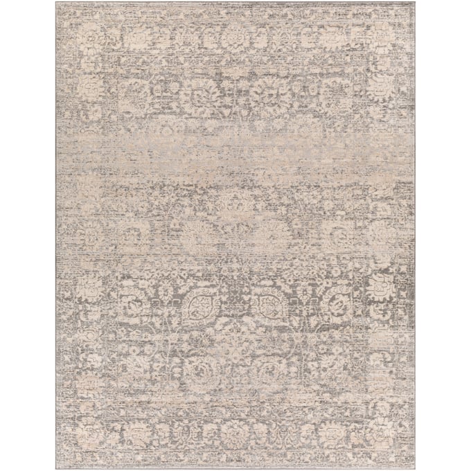 Livabliss City Light Charcoal Light Gray Beige Machine Woven Rug - 120x94 CYL2300-71010