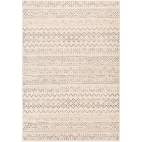 Livabliss City Light Charcoal Beige Cream Light Gray Machine Woven Rug - 14...