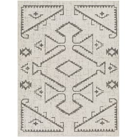 Livabliss Delphi Cream Black Gray Medium Brown Machine Woven Rug - 108x79