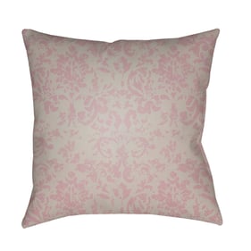 Livabliss Moody Damask Mauve Light Gray Accent Pillow Cover - 20x20