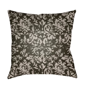 Livabliss Moody Damask Dark Green Light Gray Accent Pillow Cover - 20x20