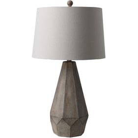 Livabliss Draycott Taupe Medium Gray Accent Table Lamp