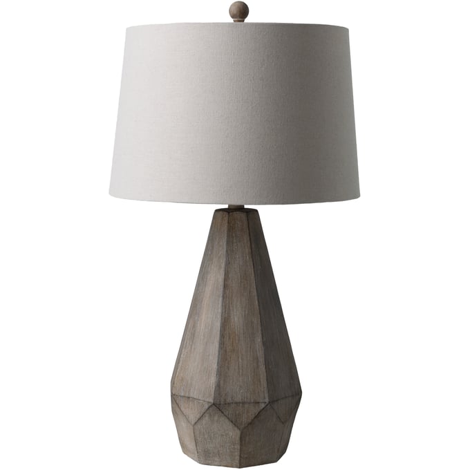 Livabliss Draycott Taupe Medium Gray Accent Table Lamp DRY-100