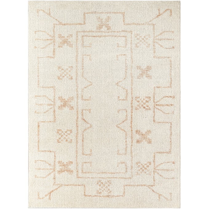 Livabliss Downtown Light Beige Cream Tan Rectangle Machine Woven Rug - 120x94 DTW2325-71010