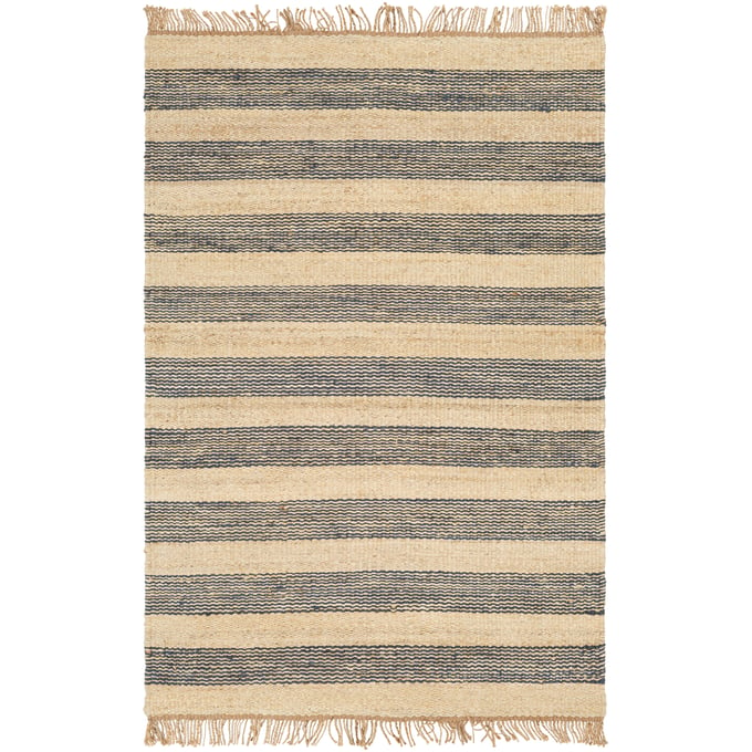 Livabliss Davidson II Navy Cream Tan Handmade Rug - 36x24 DVN2006-23