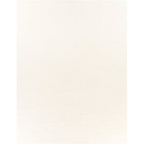 Livabliss Deluxe Shag White Machine Woven Rug - 122x94