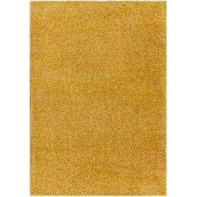 Livabliss Deluxe Shag Mustard Machine Woven Rug - 108x79