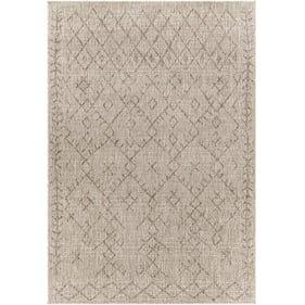 Livabliss Eagean Light Brown Cream Light Beige Machine Woven Rug - 35x24