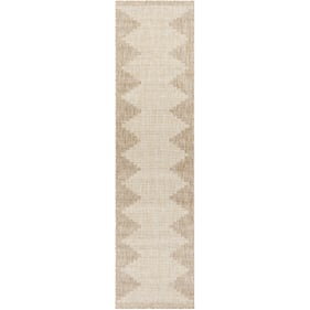 Livabliss Eagean Cream Light Beige Light Brown Machine Woven Rug - 120x32